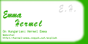 emma hermel business card